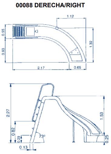 tobogan curvo derecha